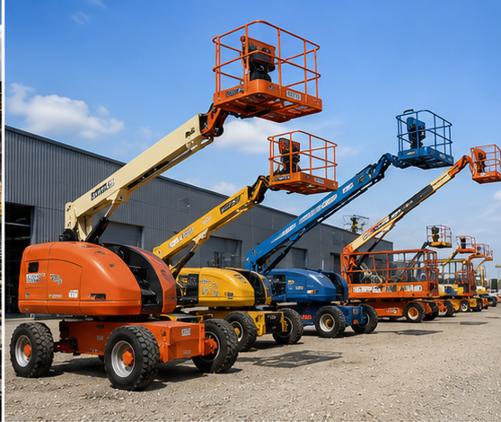 Fleet of mobile access platforms and heavy plant-hire equipment